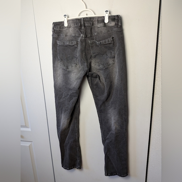 RAW Foundation Mile End Jeans Pants For Men Size 31 Gray Black Stretch Regular - Picture 6 of 12